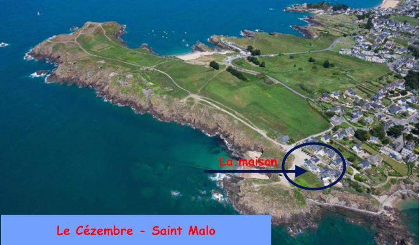 圣马洛Le Cezembre - Vue 180 Baie St Malo别墅 外观 照片